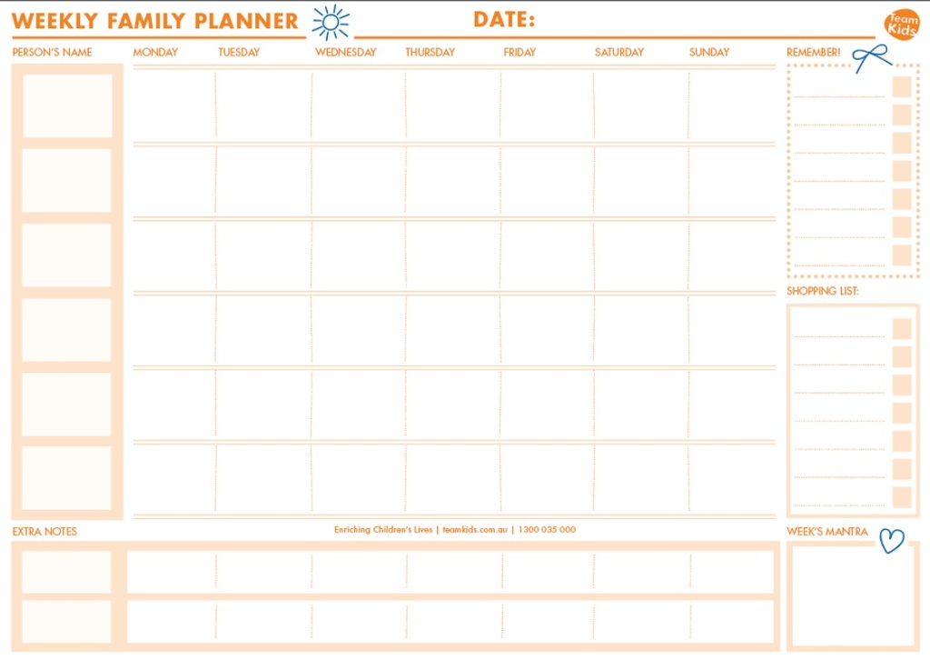 Weekly Planners (A3) - Singles