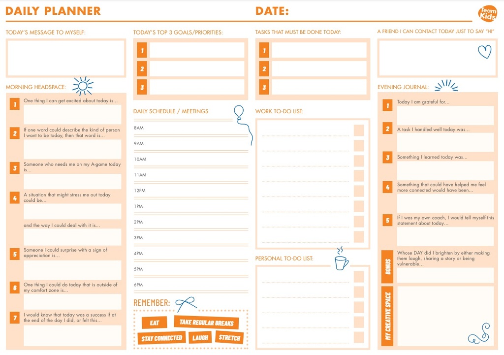 Daily Planners (A3) - Singles