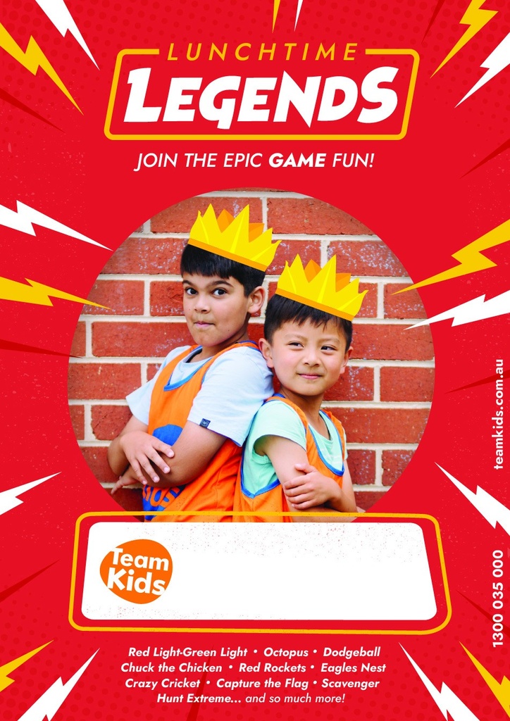 Lunchtime Legends Posters (A3)