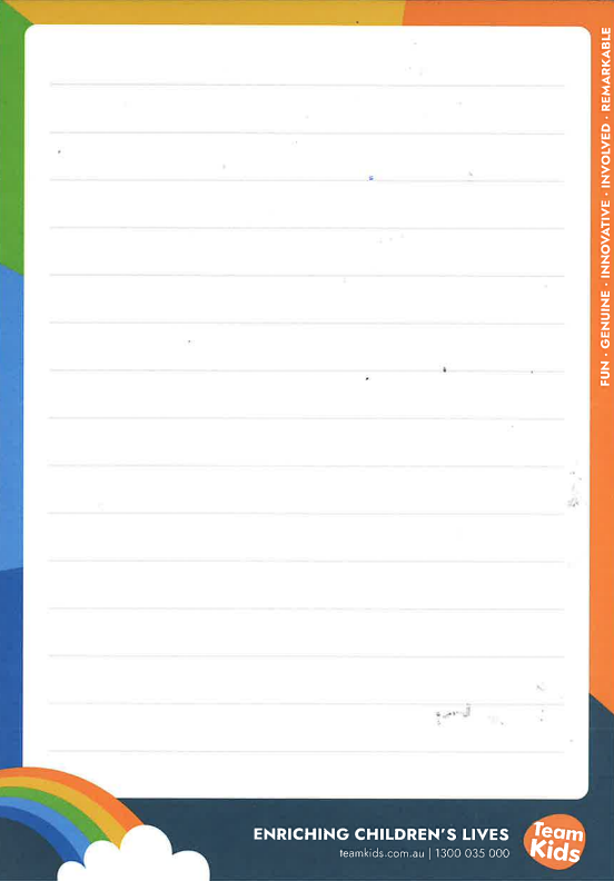 TK Rainbow Notepad