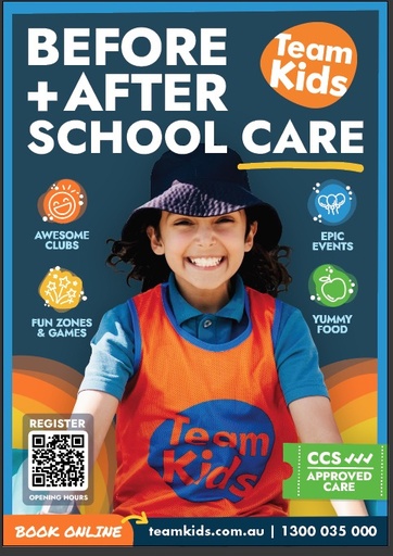 [TK-2943] Before + After School Care Posters (A1) - Single