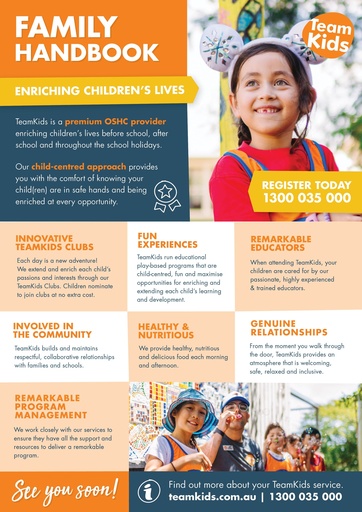 [TK-3264] Family Handbook Flyers - (Digital Only)